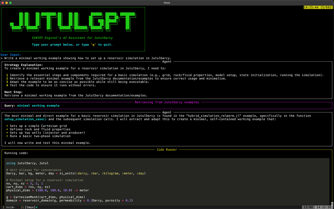 Command line interface to JutulGPT