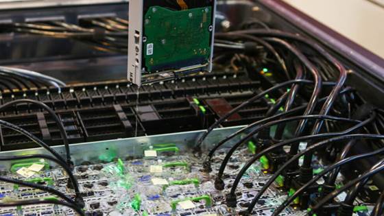 Will computers of the future be submerged in liquid?
